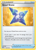 Quad Stone 163/195 Silver Tempest English card