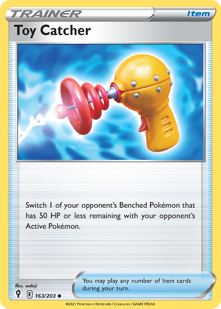 Toy Catcher 163/203 Evolving Skies English Pokemon card