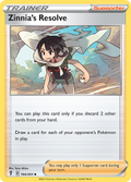 Zinnia's Resolve 164/203 Evolving Skies English Pokemon card
