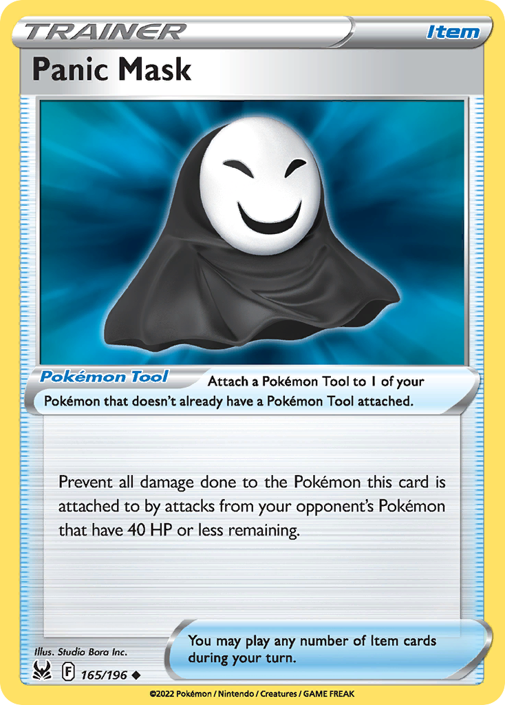 Panic Mask 165/196 Lost Origin English card