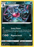 Toxicroak 166/264 Fusion Strike English Pokémon card