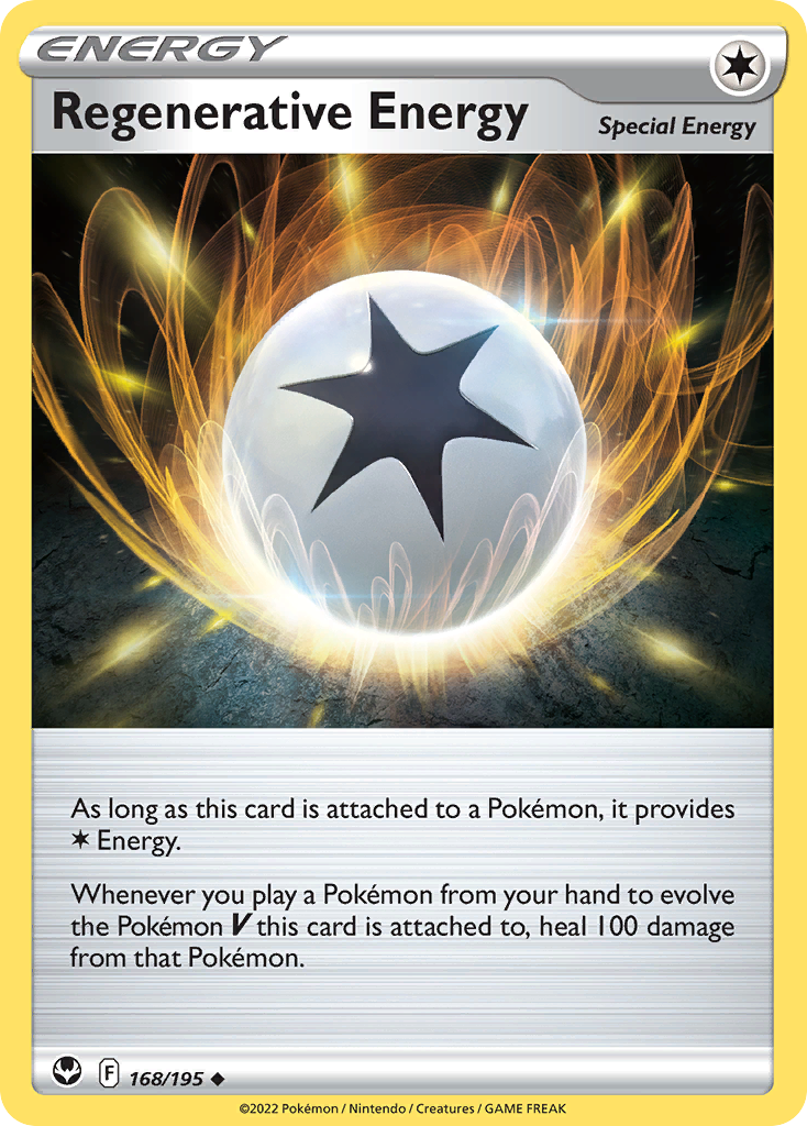 Regenerative Energy 168/195 Silver Tempest English Pokémon card