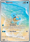 Squirtle 170/165 151 English Pokémon card artwork