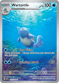 Wartortle 171/165 151 English Pokémon card artwork