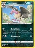 Mandibuzz 173/264 Fusion Strike English Pokémon card