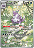 Nidoking 174/165 151 English Pokémon card artwork