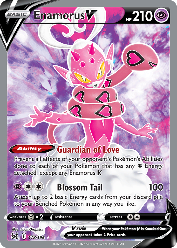 Enamorus V 178/196 Lost Origin English card