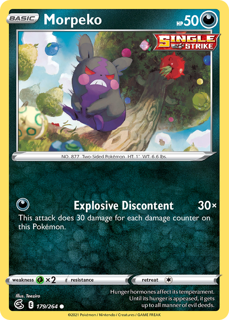 Morpeko 179/264 Fusion Strike English card