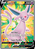 Espeon V 179/203 Evolving Skies English Pokemon card