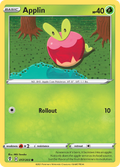 Applin 17/203 Evolving Skies English Pokemon card