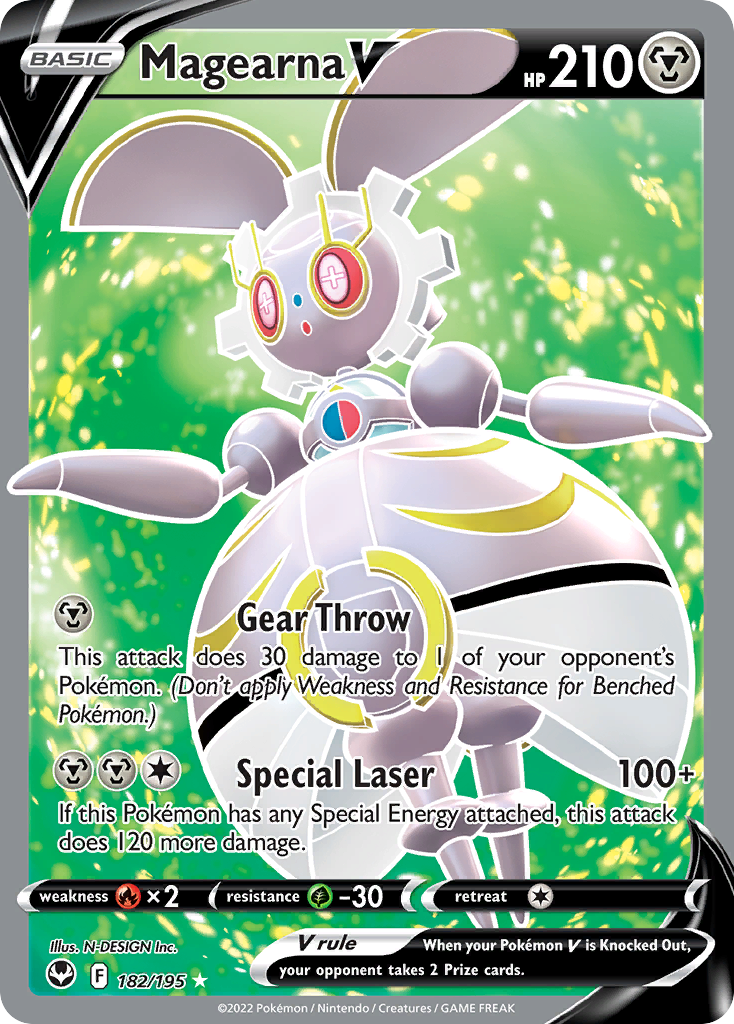 Magearna V 182/195 Silver Tempest English card