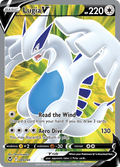 Lugia V 185/195 Silver Tempest English card