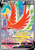 Ho-Oh V 187/195 Silver Tempest English card