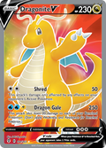 Dragonite V 191/203 Evolving Skies English Pokemon card