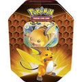 Hidden Fates Tin — Raichu GX sealed Pokémon TCG product