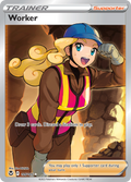 Worker 195/195 Silver Tempest English Pokémon card