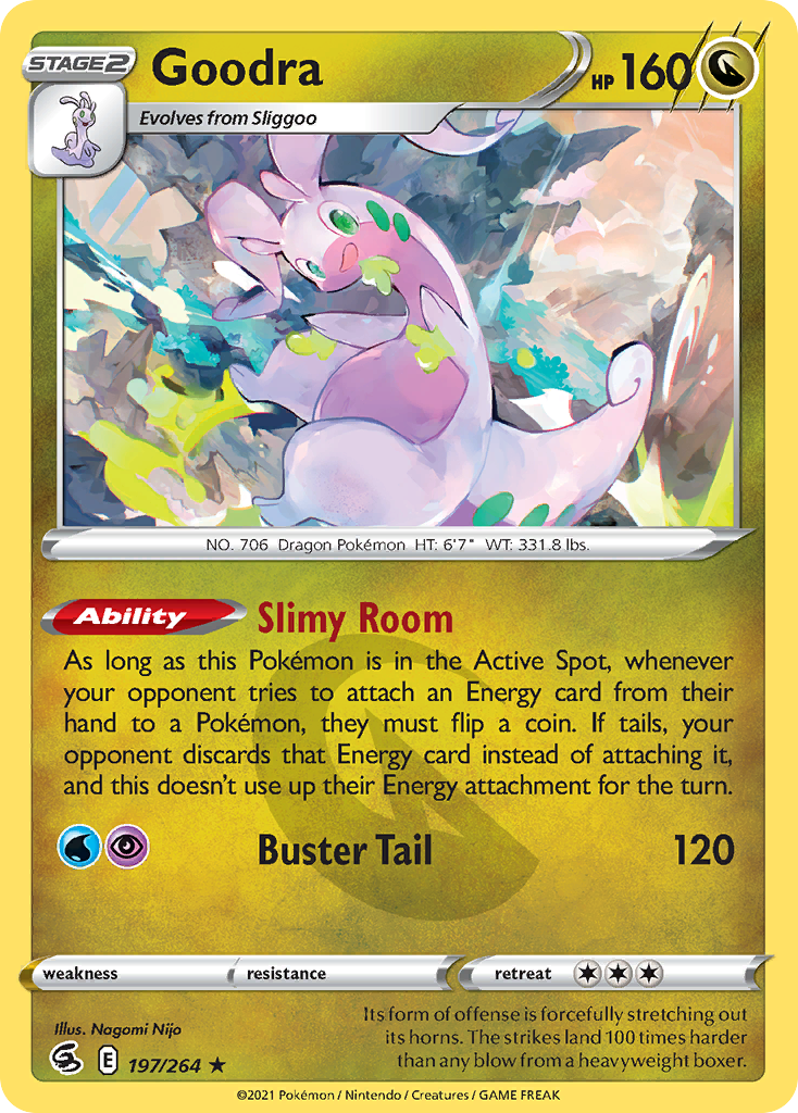 Goodra 197/264 Fusion Strike English card