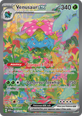 Venusaur ex 198/165 151 English Pokémon card artwork