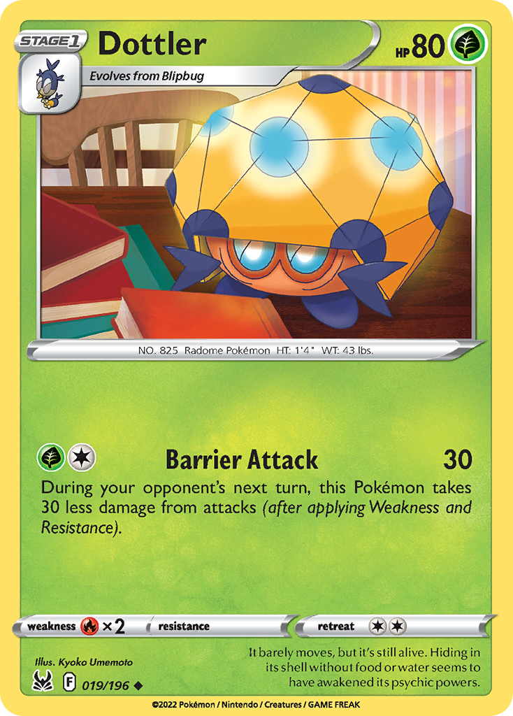 Dottler 19/196 Lost Origin English card
