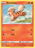 Growlithe 19/195 Silver Tempest English card