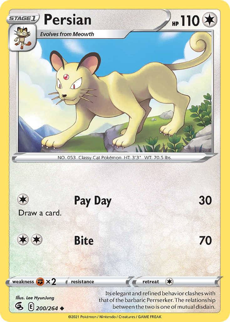 Persian 200/264 Fusion Strike English card