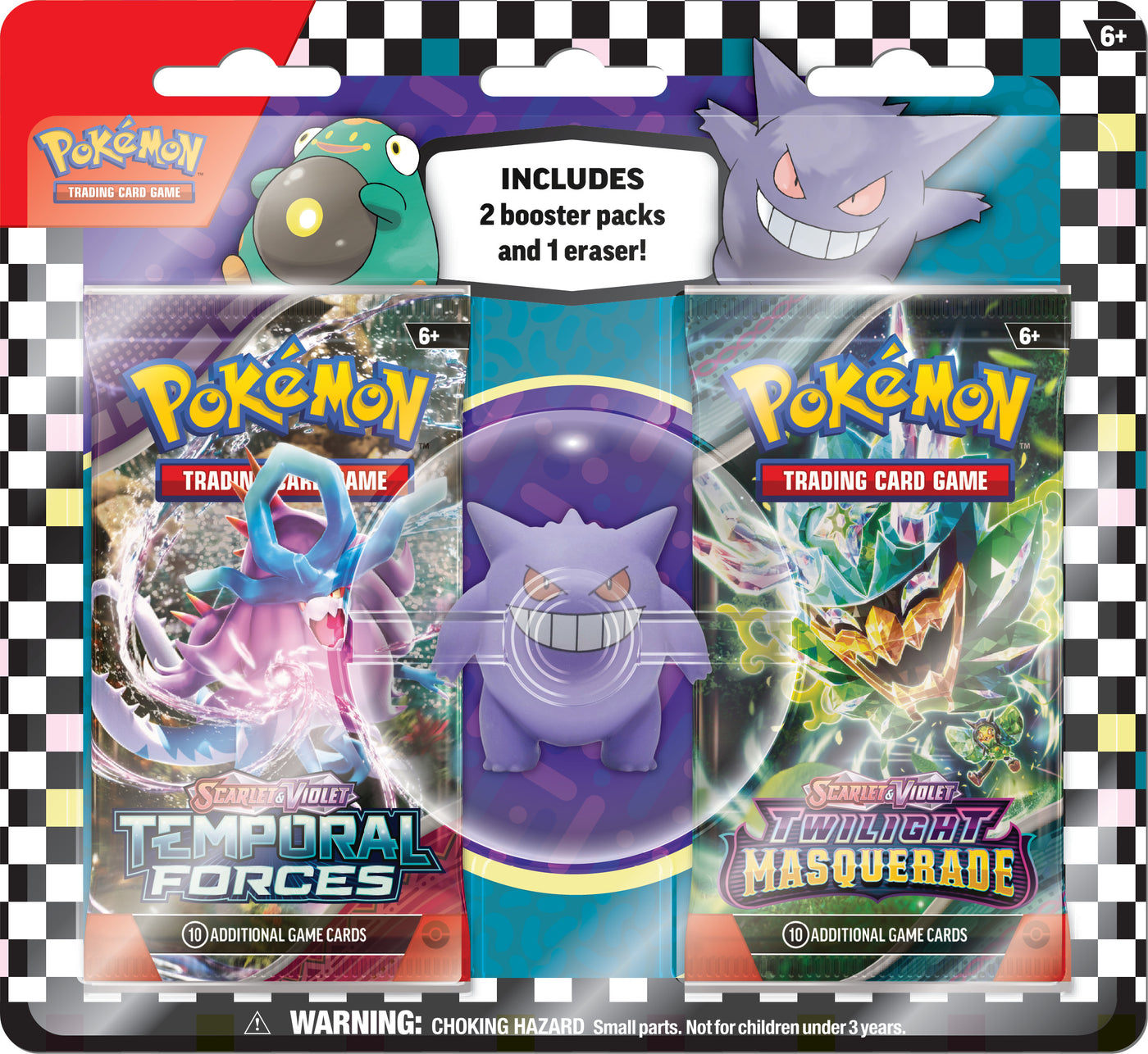 2024 Back to School merchandise — Gengar Eraser Blister English Pokémon TCG product