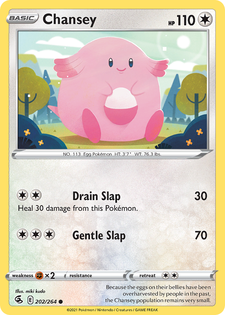 Chansey 202/264 Fusion Strike English card