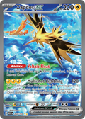 Zapdos ex 202/165 151 English Pokémon card artwork