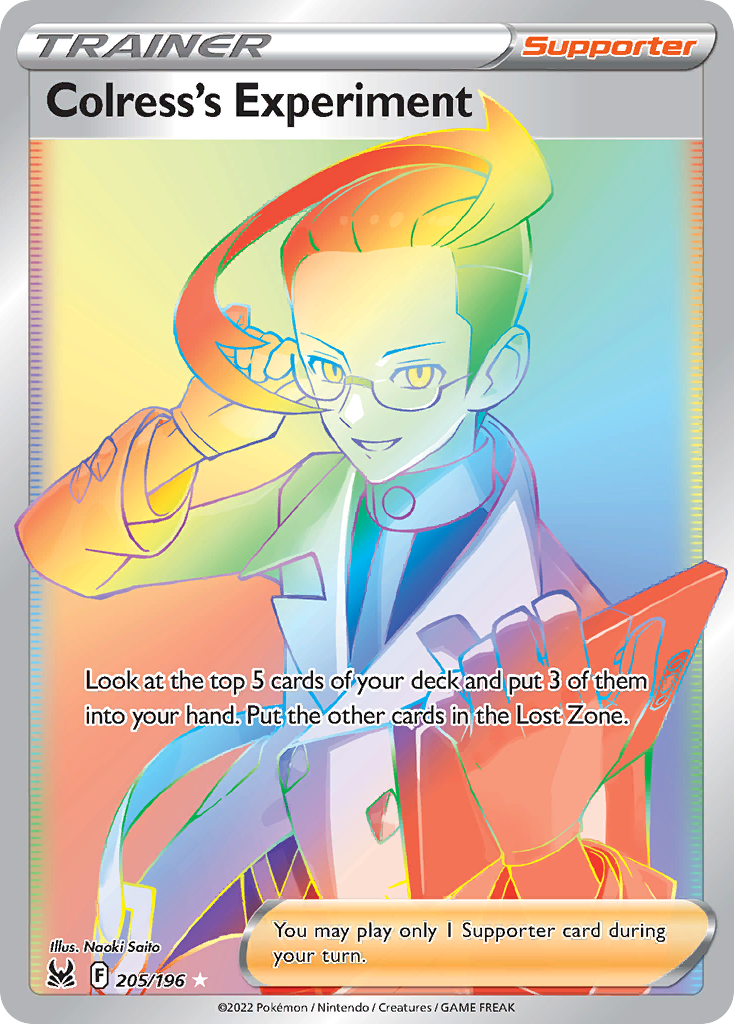 Colress's Experiment 205/196 Lost Origin English card