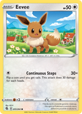 Eevee 205/264 Fusion Strike English Pokémon card