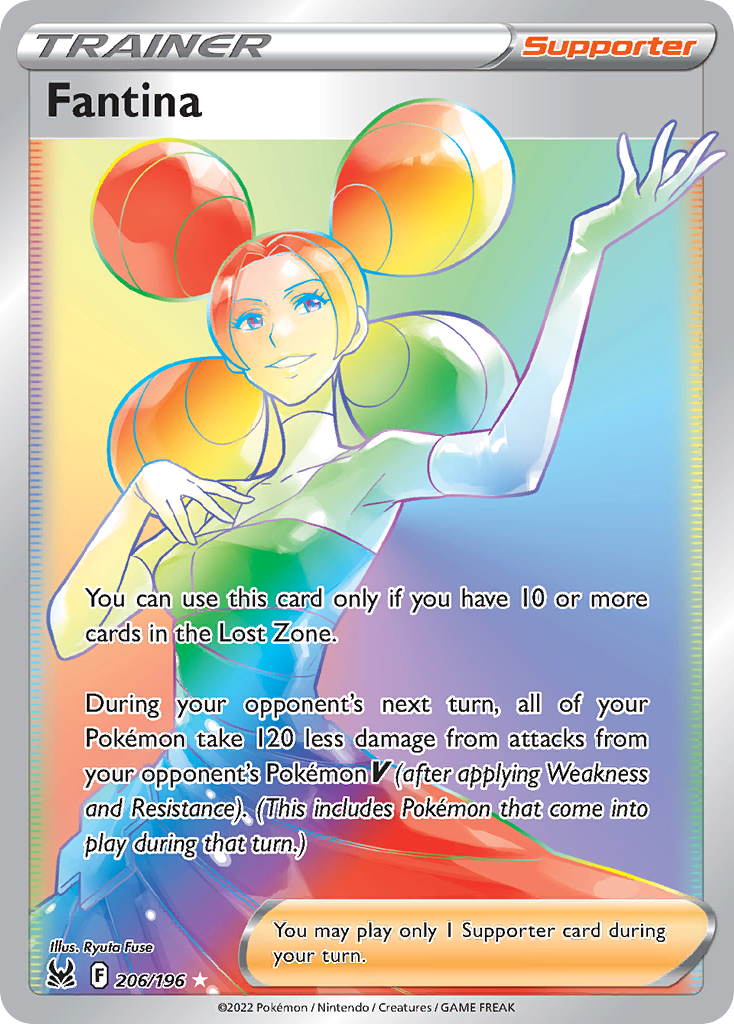 Fantina 206/196 Lost Origin English card