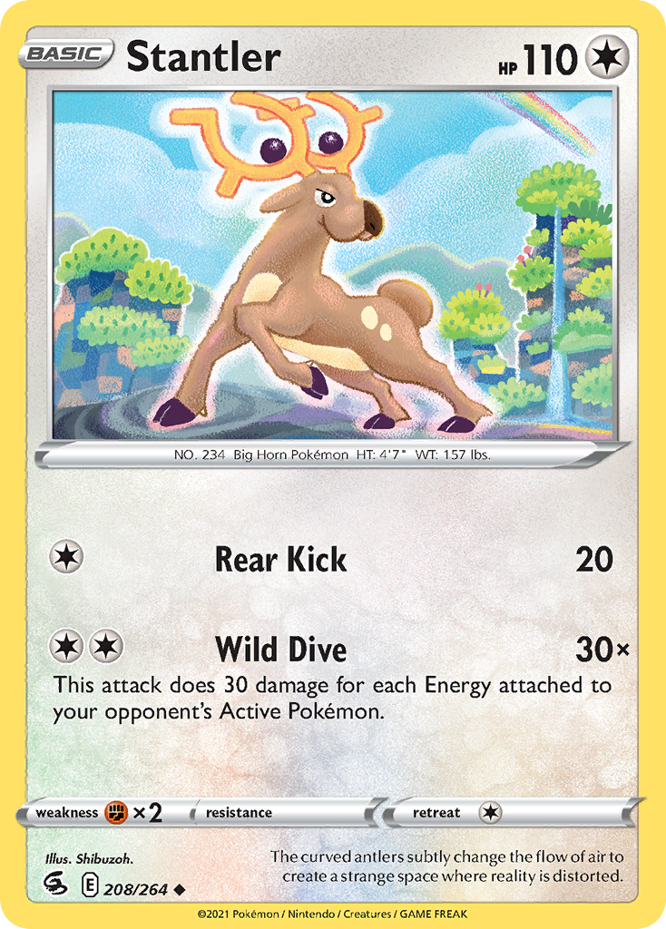 Stantler 208/264 Fusion Strike English card