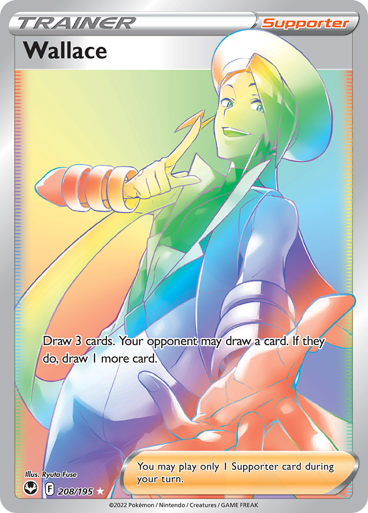 Wallace 208/195 Silver Tempest English card