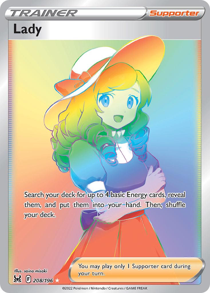 Lady 208/196 Lost Origin English Pokémon card