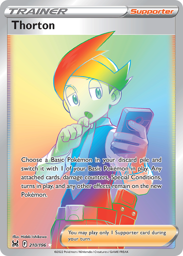 Thorton 210/196 Lost Origin English Pokémon card