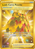 Leafy Camo Poncho 214/195 Silver Tempest English card