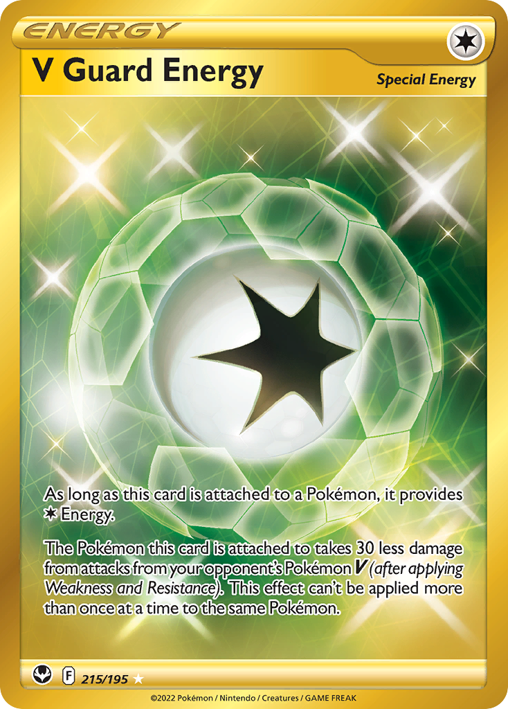 V Guard Energy 215/195 Silver Tempest English card