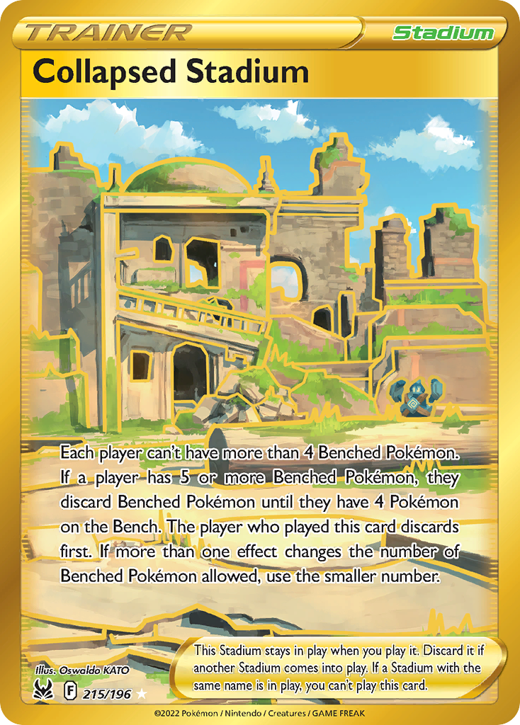 Collapsed Stadium 215/196 Lost Origin English card
