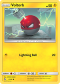 Voltorb 21/68 Hidden Fates English Pokémon card