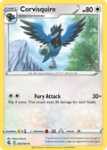 Corvisquire 220/264 Fusion Strike English Pokémon card
