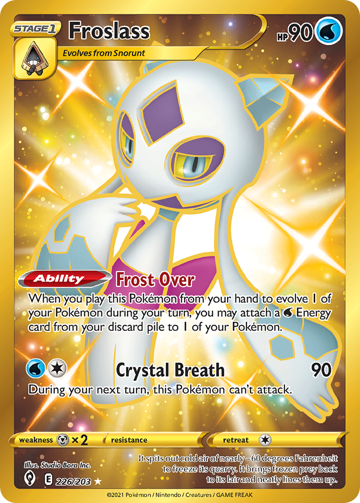 Froslass 226/203 Evolving Skies English Pokemon card