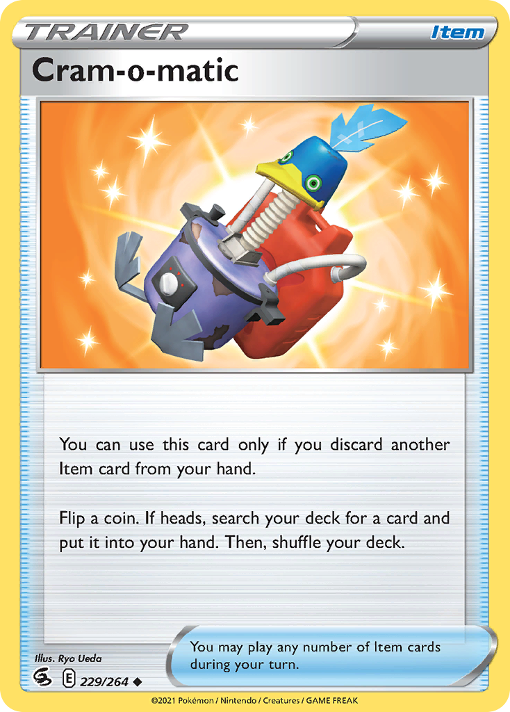 Cram-o-matic 229/264 Fusion Strike English Pokémon card