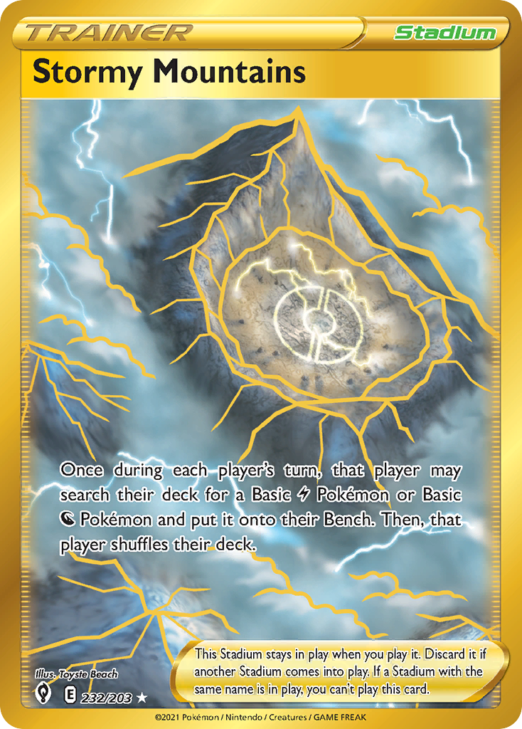 Stormy Mountains (Secret) - Evolving Skies #232/203