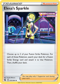 Elesa's Sparkle 233/264 Fusion Strike English Pokémon card