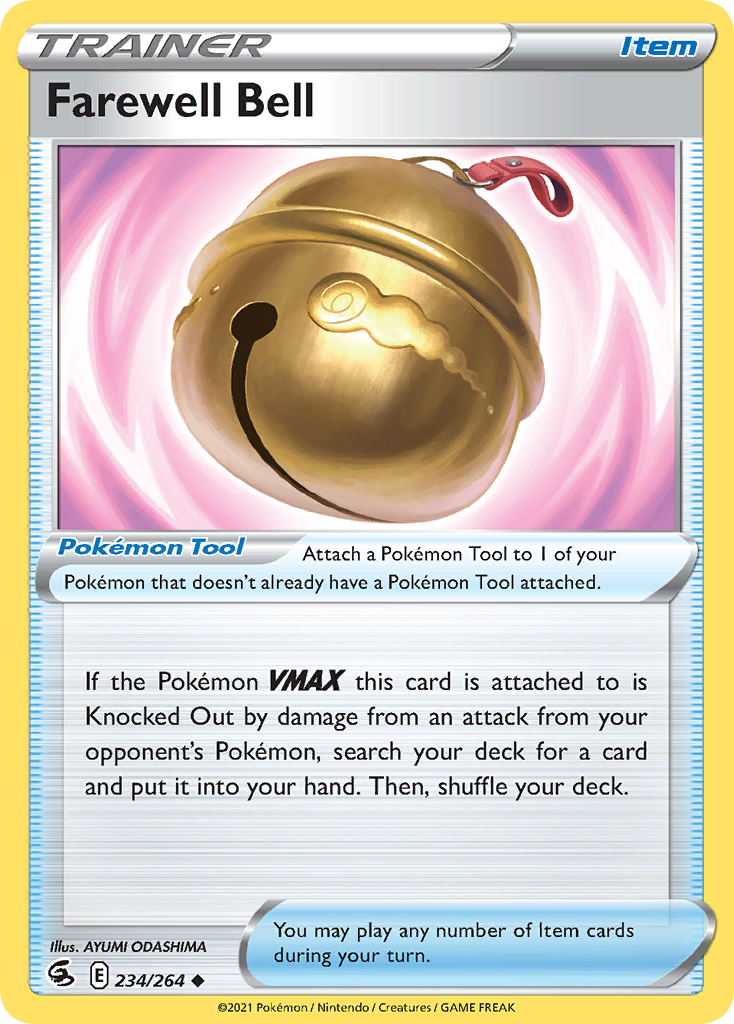 Farewell Bell 234/264 Fusion Strike English Pokémon card