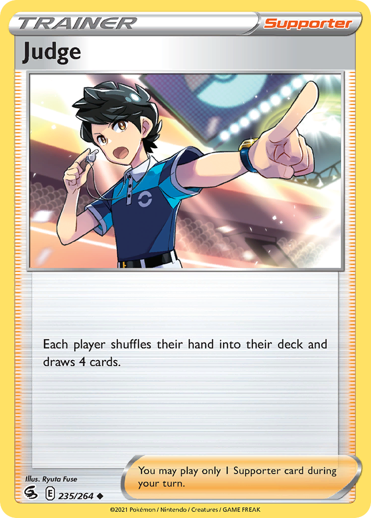 Judge 235/264 Fusion Strike English Pokémon card