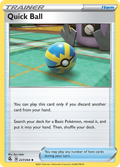 Quick Ball 237/264 Fusion Strike English Pokémon card