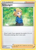 Schoolgirl 239/264 Fusion Strike English Pokémon card