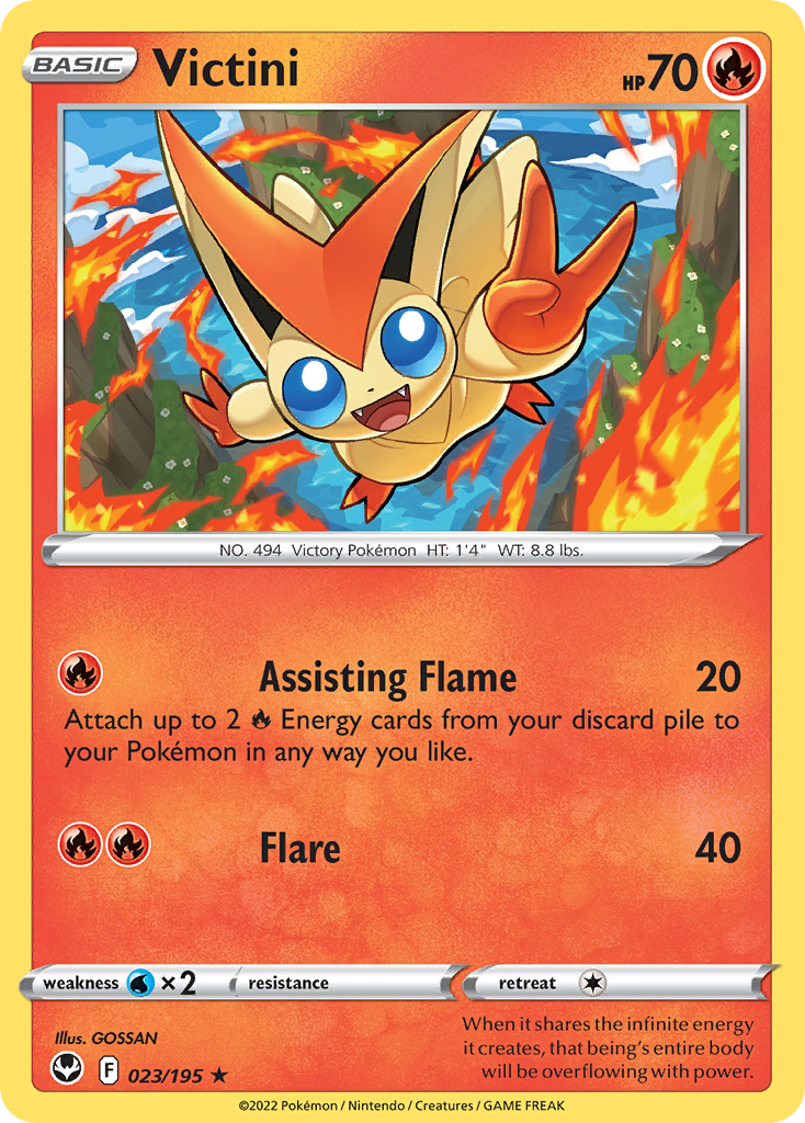 Victini 23/195 Silver Tempest English card