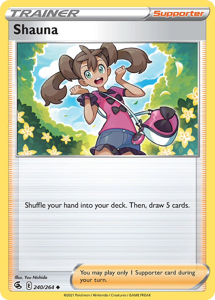 Shauna 240/264 Fusion Strike English Pokémon card